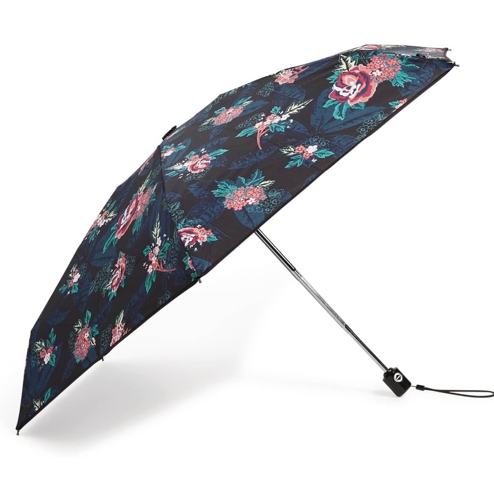 Vera Bradley Women's Mini Travel Umbrella Accessory, Rose Follage, One Size